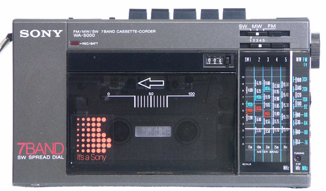 SONY WA-5000 シルバー ジャンク - ラジオ
